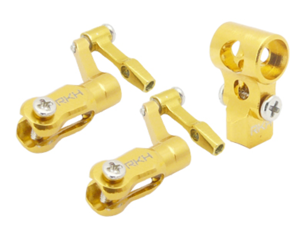 Rakon Heli nCPX001-Y CNC Aluminum DFC Head Set Gold Blade Nano CPX / nCPX