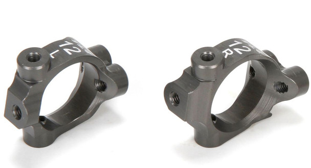Losi TLR334027 Caster Block Set, 12.5 degrees, Aluminum: 22-4