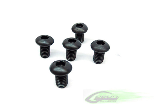 SAB HC096-S Goblin 380/630/700/770 DIN 12.9 Button Head Socket Cap M4x6 (5pcs)