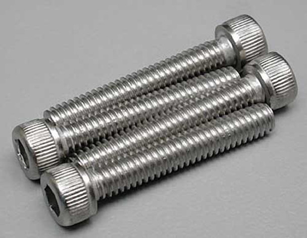 Dubro 3123 Stainless Steel Socket Cap Screw 8-32x1" (4)
