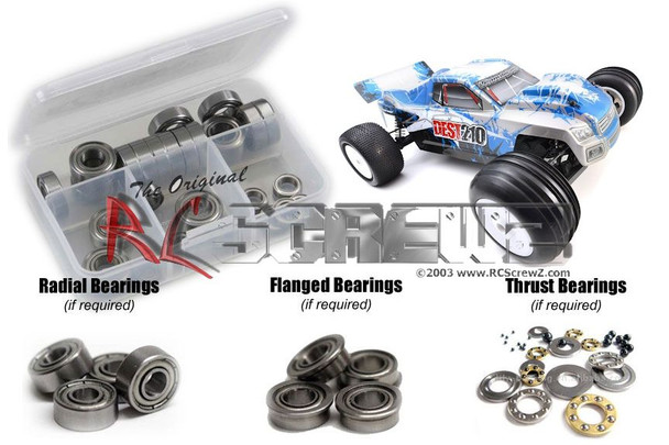 RC Screwz Precision Metal Sheilded Bearing Kit Durango DEST-210 Stadium DURG008B