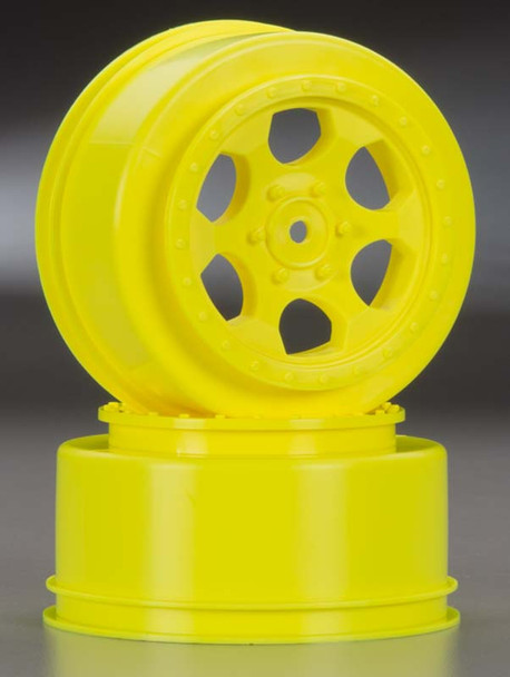 DeRacing 1:10 Trinidad SC Wheels / Rims ASC SC10 4x4/RS Yellow