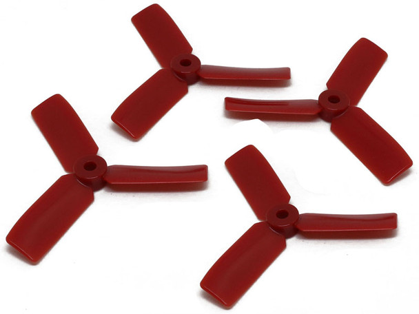 DALPROP T3545BN Bullnose Tri Blade Red Propeller [4pcs] : FPV Drone