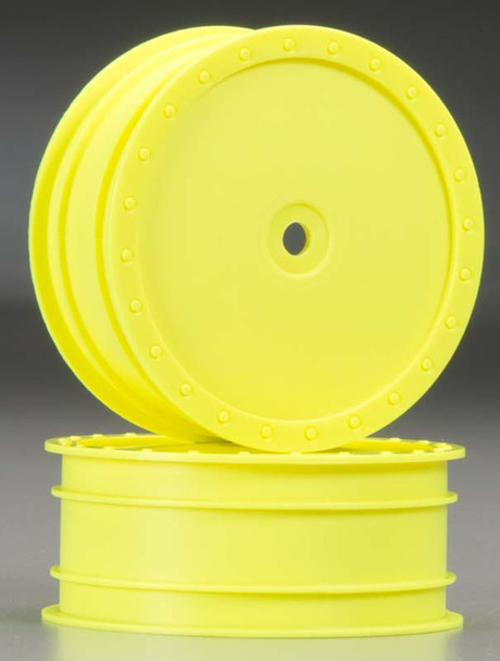 DeRacing 1:10 Borrego Buggy Wheels / Rims TLR 22 Front Yellow ( 2 )