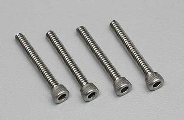 Dubro 3121 Stainless Steel Socket Cap Screw 6-32x1" (4)