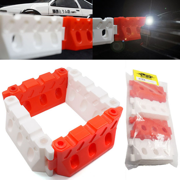 Yeah Racing YA-0432 1/10 Road Safety Barricade Barrier ( 1/10 Rc Accessory )