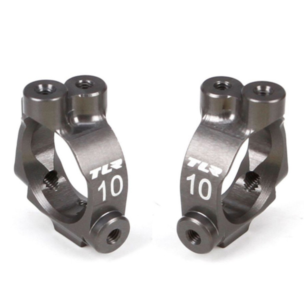 Losi TLR234025 Aluminum 10 degrees Castor Block Set : 22-4