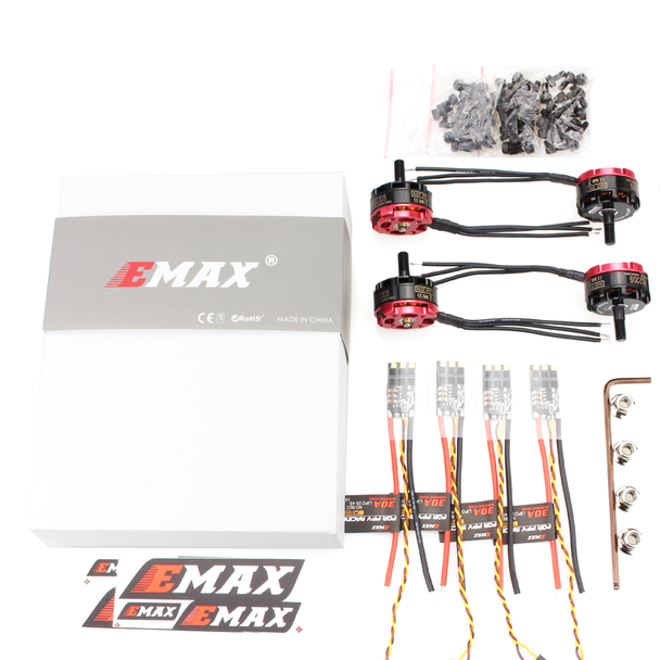 EMAX RS2205 2300KV RaceSpec Brushless Motor 30A BLHeli Lightning ESC Combo