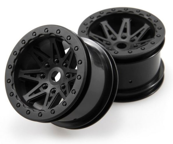 Axial AX08135 2.2 Raceline Renegade Wheels 41mm Wide Black (2) Wraith / AX10