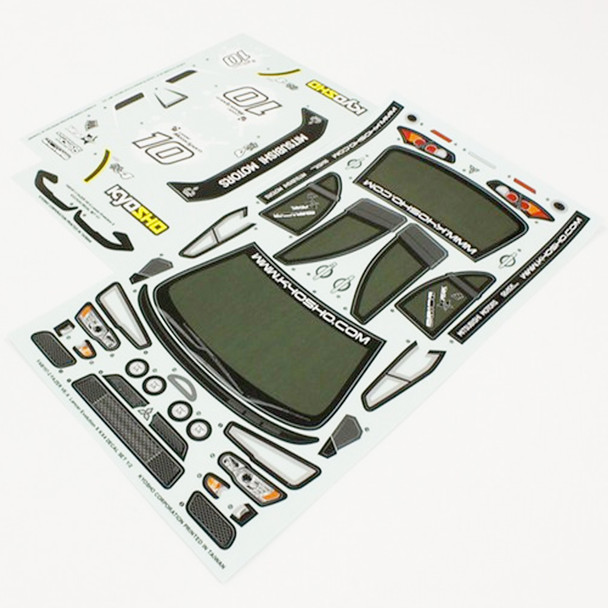 Kyosho FAB157-2 Decal Set Lancer Evolution X KX4 : Fazer VE-X