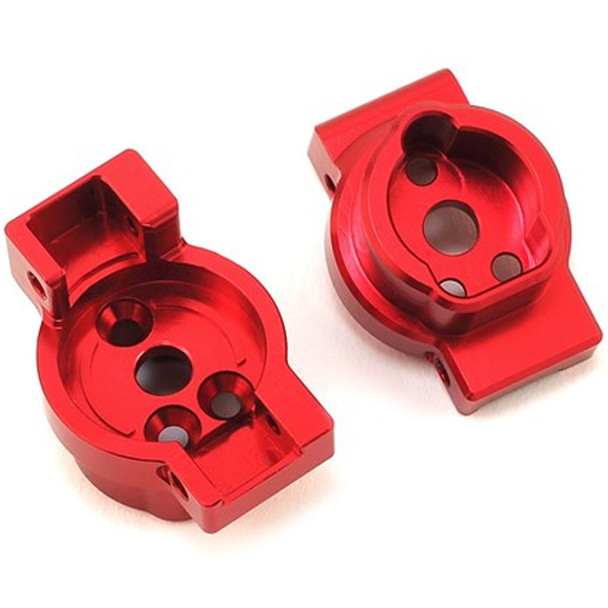 STRC ST8256R CNC Machined Alum Rear Axle Portal Drive Mount Red (2) : Traxxas TRX-4