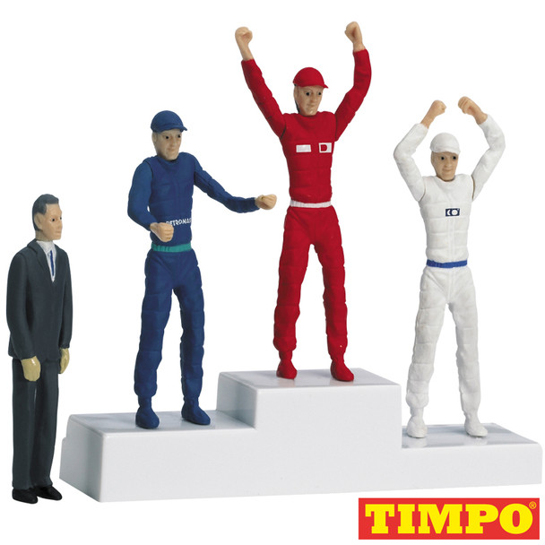 Carrera 21121 Timpo  Winner‘s Rostrum w/ Set Of Figures (4)