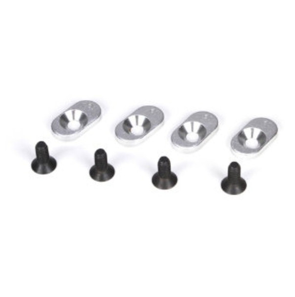 Losi LOSB5806 Engine Mount Inserts & Screws 17.5 58 (4) 1/5th Scale 5ive-T