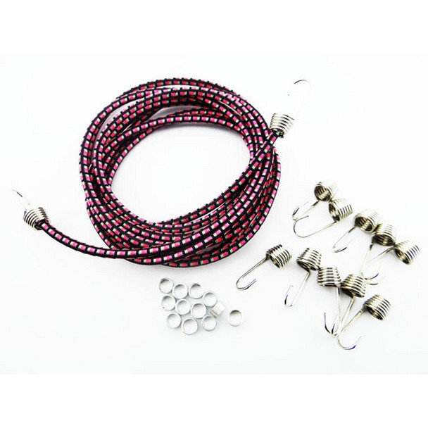 Hot Racing 1/10 Scale Bungee Cord Kit Pink Black Green