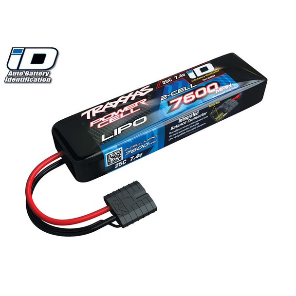 Traxxas 2869X 2S 7.4V 7600mAh 25C LiPo Battery w/ iD Connector