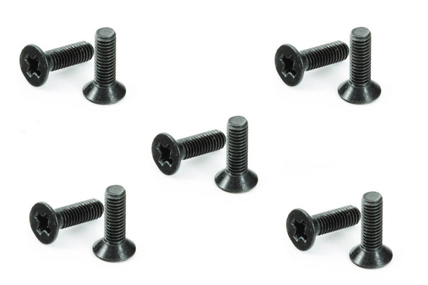 ARRMA AR726310 FLAT HEAD CROSS MACHINE SCREW M3X10MM (10) : GRANITE / FAZON