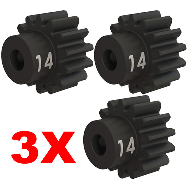 Traxxas 3944X Pinion Gear 14T 32P (3) : E-Maxx / E-Revo / Slash 4x4 Ultimate