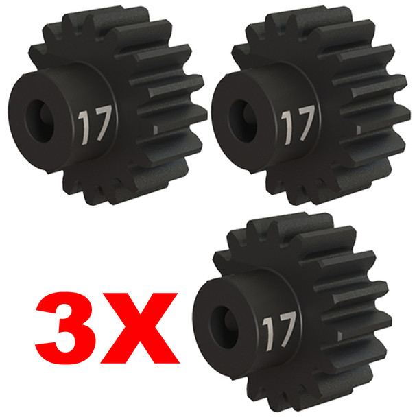 Traxxas 3947X Pinion Gear 17T 32P (3) : E-Maxx / E-Revo / Slash 4x4 Ultimate