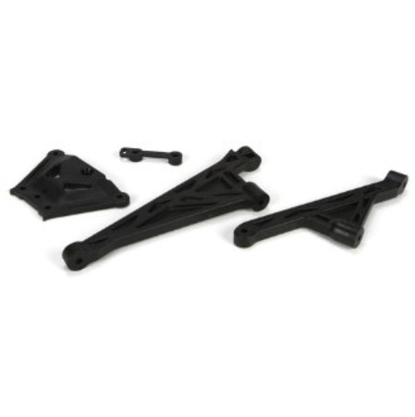 Losi LOSB2558 F&R Chassis Brace & Spacer Set 1/5 4WD 5IVE-T