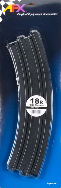 AFX 70621 18" Radius Curve 1/8 (2) HO Scale Slot Car