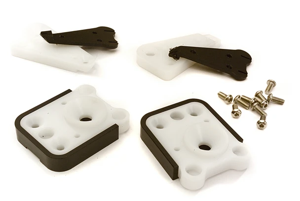 Integy Front & Rear LED Light Mounting Brackets: Traxxas TRX-4 C27941