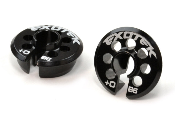 Exotek 1694BLK B6 +0 Perch Alloy 1 Pair Black : B6 / B6D