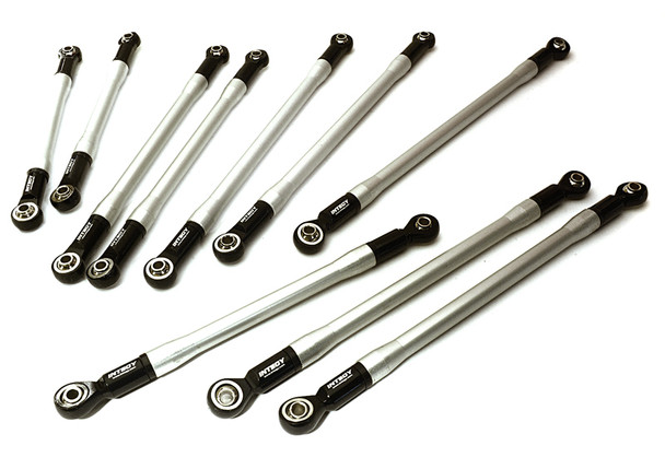 Integy Complete Alum. Linkage Set (10): Custom 1.9 & 2.2 Rock Crawlers OBM-1635BLACKHARD