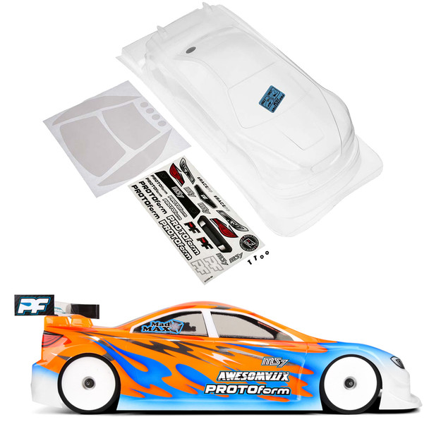 Protoform 1555-22 MS7 PRO-Lite Weight Car Clear Body 190mm
