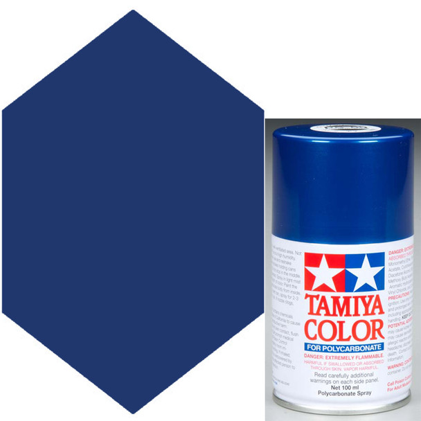 Tamiya Polycarbonate PS-59 Dark Metallic Blue Spray Paint 86059