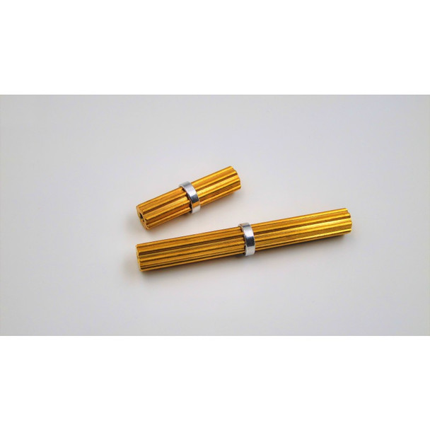 SAMIX SCX2-4044L  Brass. Inner Drivershaft Set : SCX10-2