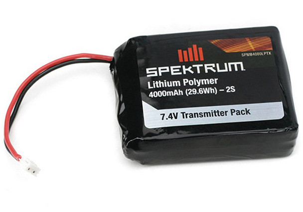 Spektrum 7.4V 2S 4000mAh LiPo Battery DX7s DX8 DX9Transmitter