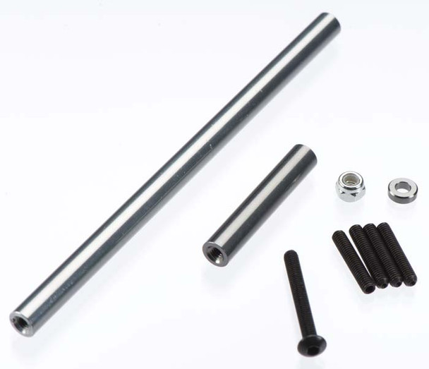 STRC Aluminum Precision Steering Upgrade Kit Gun Metal SCX10 STA30516GM