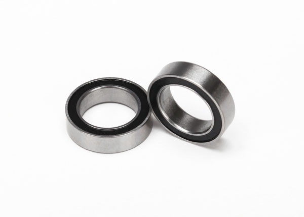 Traxxas 5119A Ball bearings black rubber sealed (10x15x4mm) (2) : TRX-4 / Slash 4X4