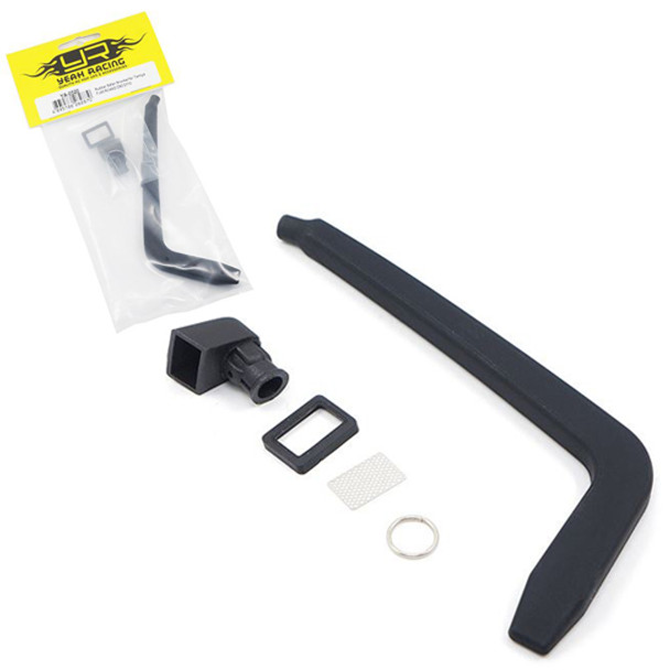 Yeah Racing YA-0520 Rubber Safari Snorkel for Tamiya FJ40 / RC4WD D90 / D110