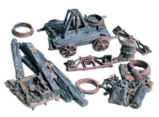 Woodland Scenics Trackside Junk HO Railroad Train Accessory D202