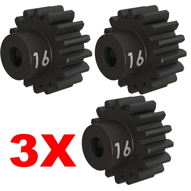 Traxxas 3946X Pinion Gear 16T 32P (3) : E-Maxx / E-Revo / Slash 4x4 Ultimate