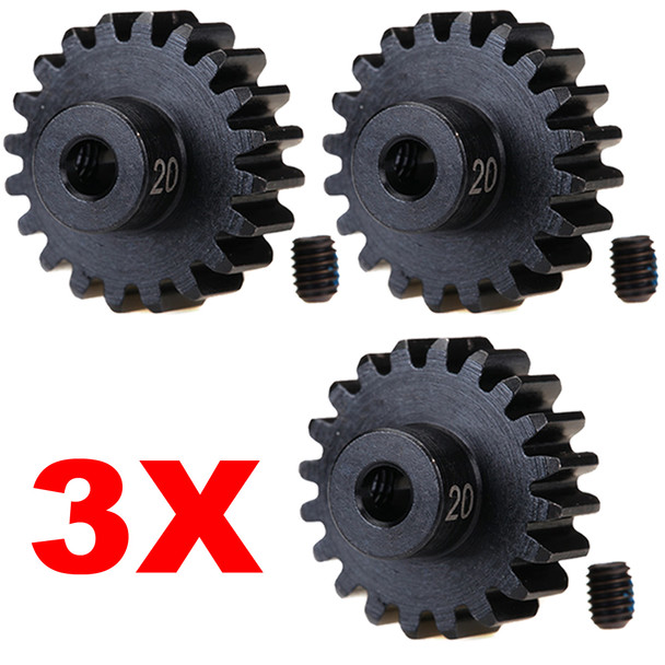 Traxxas 3950X Pinion Gear 20T 32P (3) : E-Maxx / E-Revo / Slash 4x4 Ultimate
