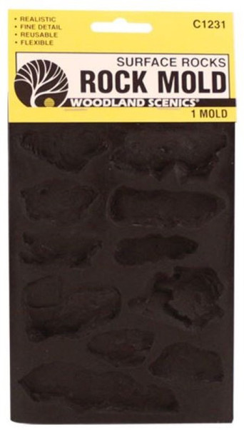 Woodland Scenics Surface Rocks Mold C1231