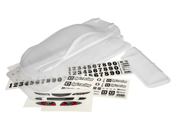 HPI 117180LW Type M Race Clear Body 190mm Lightweight : Sprint 2 Series / RSR Series