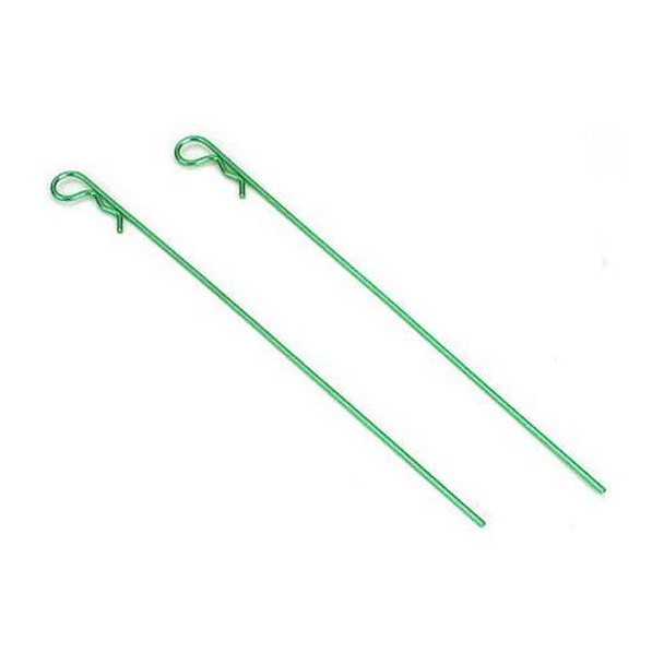 Dynamite Anodized Body Clips 140mm Green 2pcs DYN5536