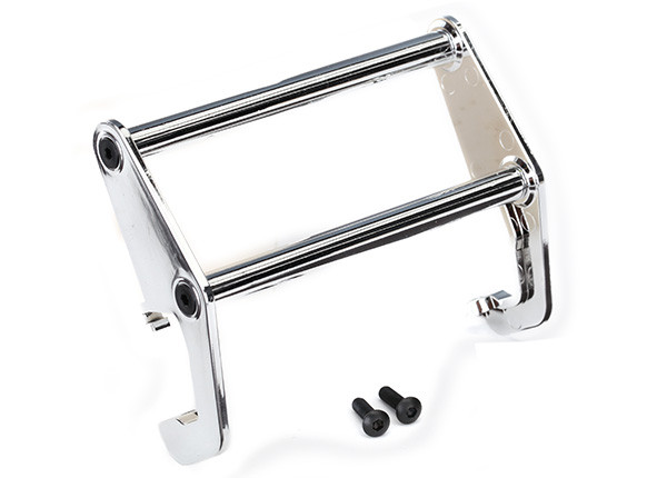 Traxxas 8066 Push bar, bumper chrome fits #8069 bumper : TRX-4 Ford Bronco