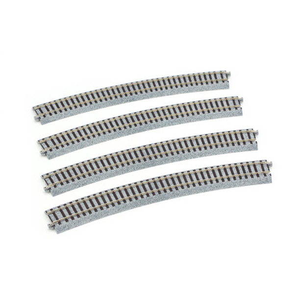 Kato 2240 730mm 28-3/4" Radius Curve Track 22.5-Degree (4) : HO Scale