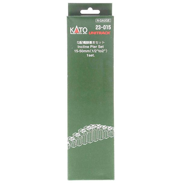 Kato 23015 1/2" to 2" Incline Pier Set : N Scale