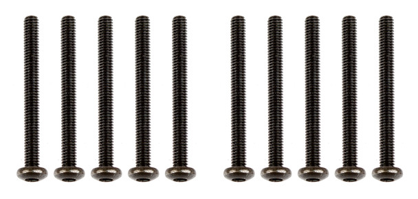 Associated 41075 Screws, M2.5x25mm BHCS (10) : CR12