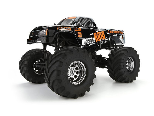 HPI 107322 - Mini GT-1 Truck Painted Body (Black/Gray) : Wheely King 4x4