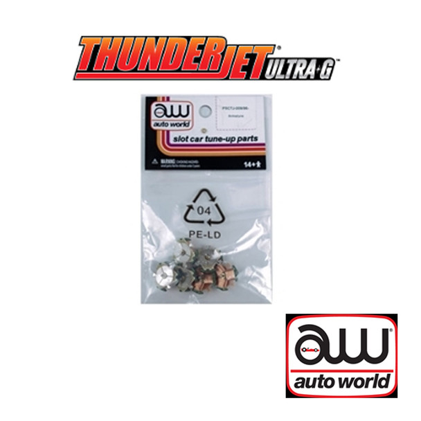 Auto World Thunderjet Armature 6 Pack : 1:64 / HO Scale Slot Car