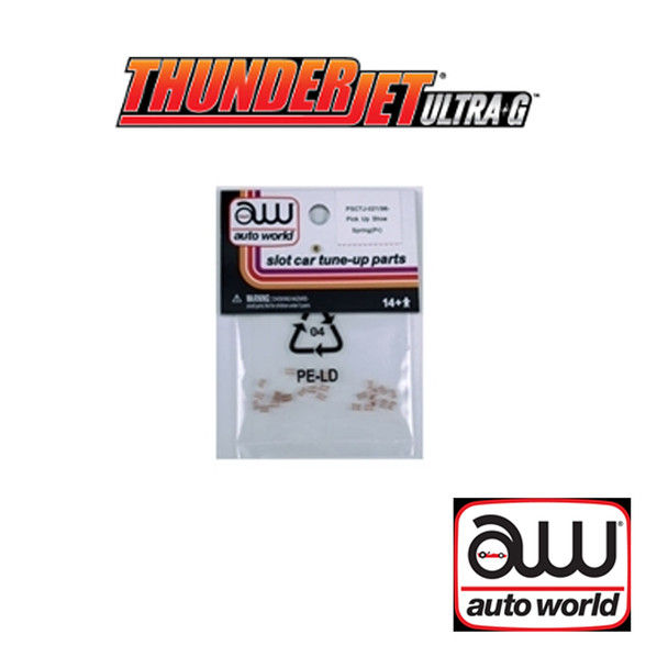 Auto World Thunderjet Pick Up Shoe Spring (Pair) (12) Pack : 1:64 / HO Scale Slot Car