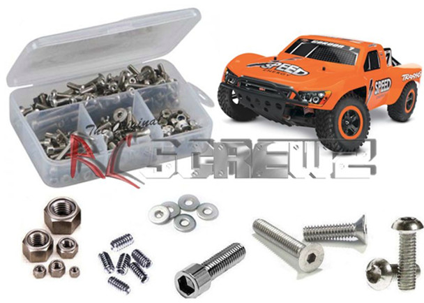 RC Screwz Stainless Steel Screw Kit Traxxas Nitro Slash 3.3 TRA050