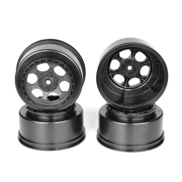 DE Racing DER-TS4-10B Trinidad SC Blk Wheel (4) : Losi TEN-SCTE / 22SCT / SCT 2.0