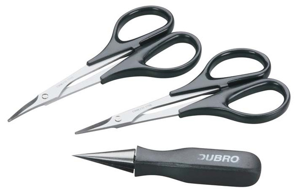 Dubro 2331 Body Reamer & Scissors Set (3)